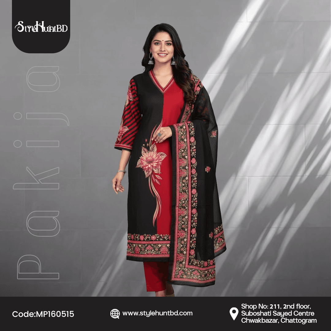 Black & Red Pakija Collection