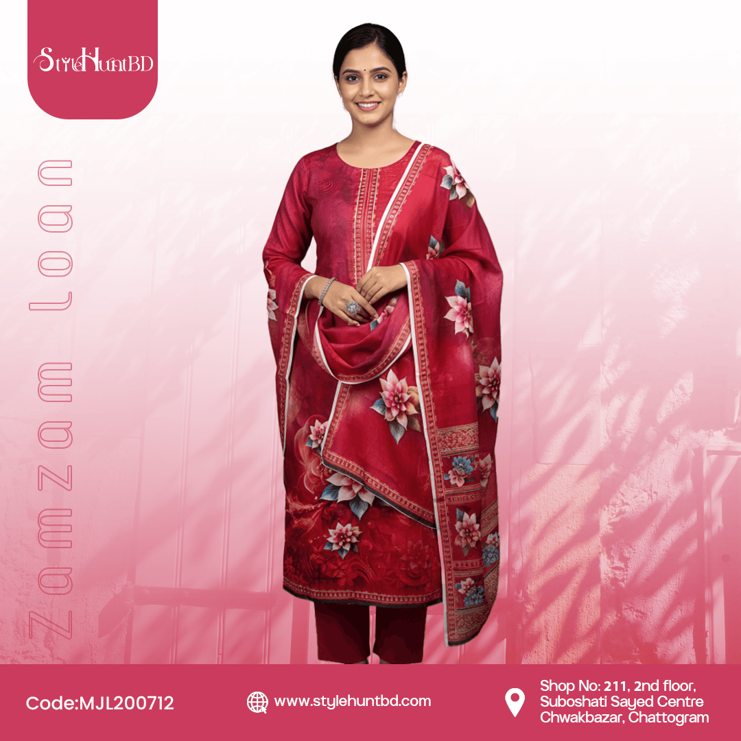 burgundy red Zamzam loan Collection